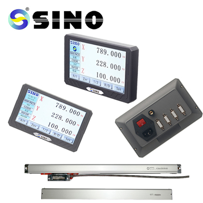SINO SDS200S Màn hình đọc kỹ thuật số LCD 3 trục kim loại SINO SDS200S Bộ mã hóa tỷ lệ lưới